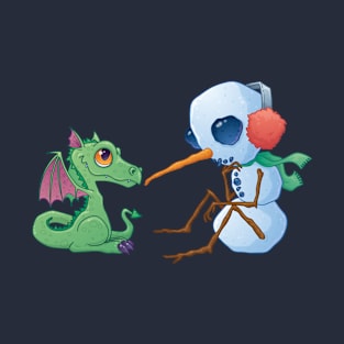 Snowman and Dragon T-Shirt