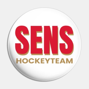 sens hockey team Pin