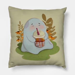 Chill Halloween With Boo Haw Pillow