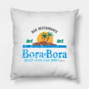 Bora Bora - ibiza collector 90s beach bar grunge edition Pillow