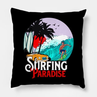 Surfing Paradise Pillow