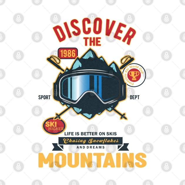 Discover the mountains by HB Shirts