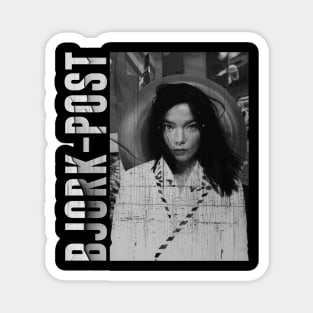 Bjork - Post // Vintage Distressed Magnet