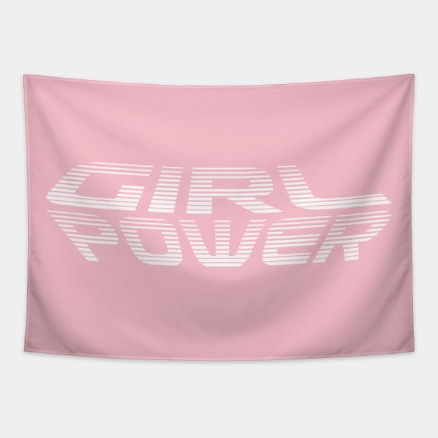 GIRL POWER Tapestry by LasergunFactory