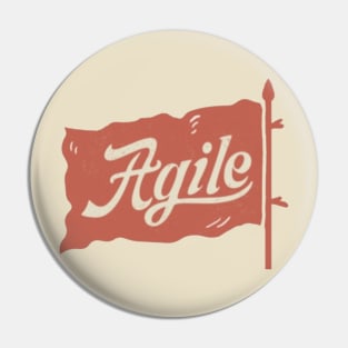 Agile flag Pin