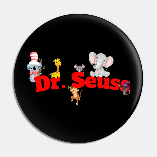 Dr. Seuss family Pin by Vitarisa Tees