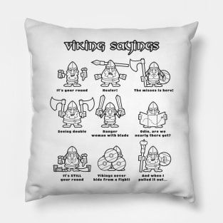 Viking Sayings Pillow