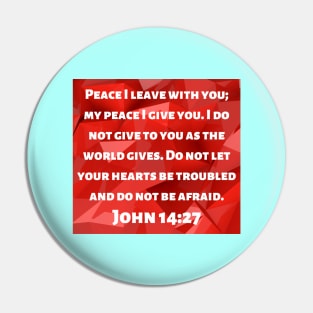 Bible Verse John 14:27 Pin