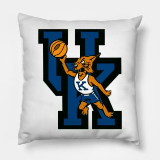 Retro meets New Wildcat Basketball Pillow