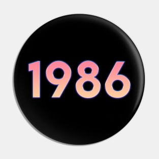 1986 Pin