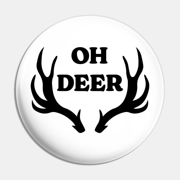 Oh Deer "Christmas Gift" Funny Pin by Emma