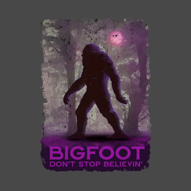 Bigfoot Don't Stop Believin' by DavidLoblaw