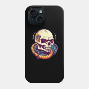 Skull Pilot Astronaut Crazy Phone Case