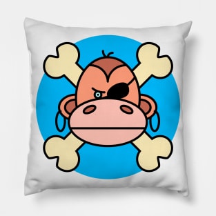 Monkey Pirate Pillow