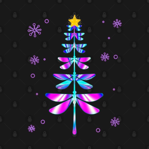 dragonfly christmas tree by Ghani Store