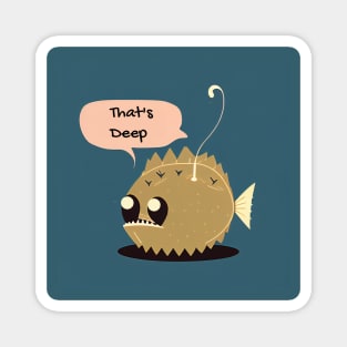 Philosophical Anglerfish Magnet