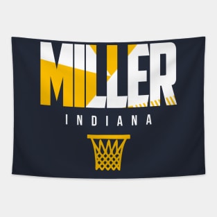 Miller Indiana Basketball Tapestry