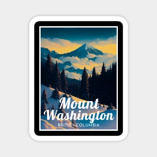 Mount Washington British Columbia Canada ski Magnet