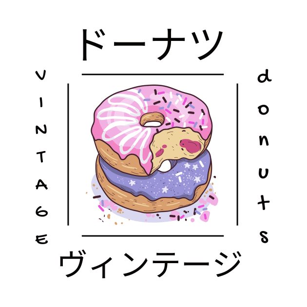 Donut Kawaii Pastry Food Japan Asia Sweet by Flowering Away