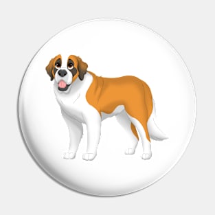 Saint Bernard Dog Pin