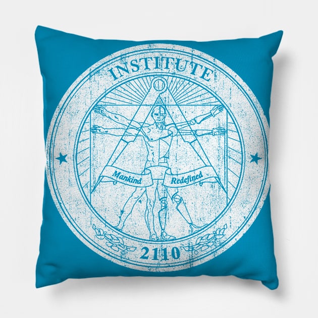 The Institute Pillow by huckblade