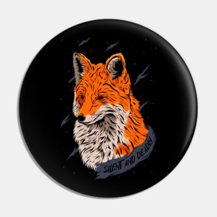 Silent Fox Pin