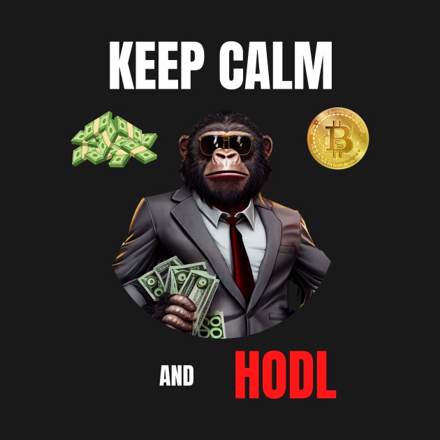 Keep Calm And Hodl 1 by PD-Store