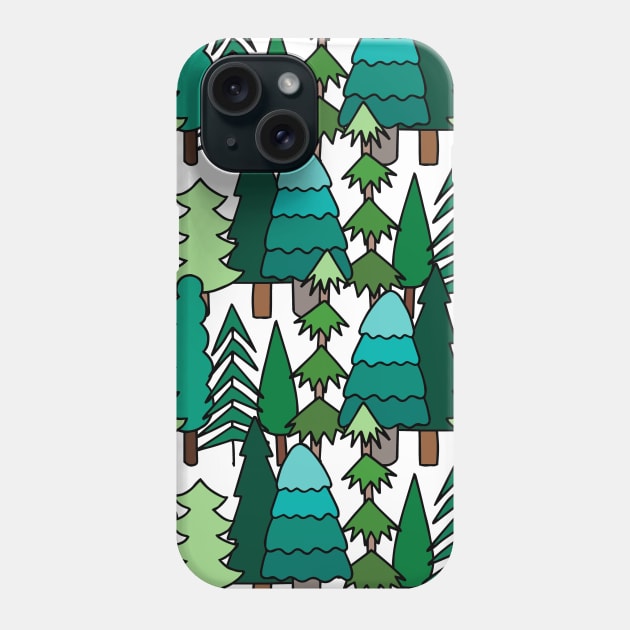 Evergreen Forest Phone Case by HLeslie Design