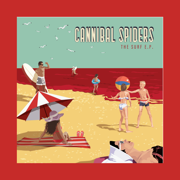 Cannibal Spiders 'The Surf E.P.' by Romero Records