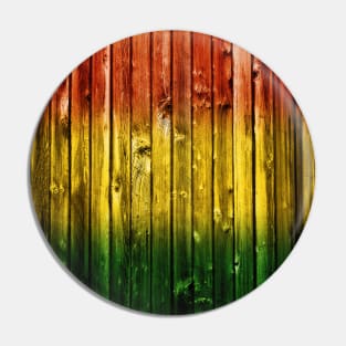 Vintage Rasta Wood Pin