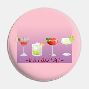 Daiquiri cocktail Pin