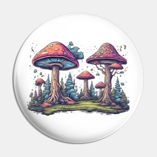 Magical Mushroom Forest 1 Pin