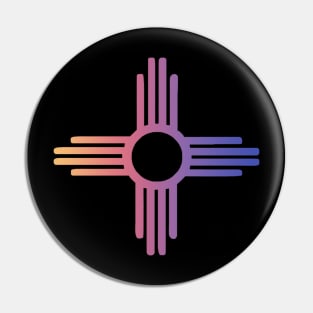 New Mexico Zia Symbol Pin