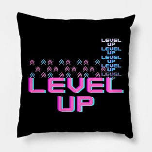 Gamers Level Up Pillow
