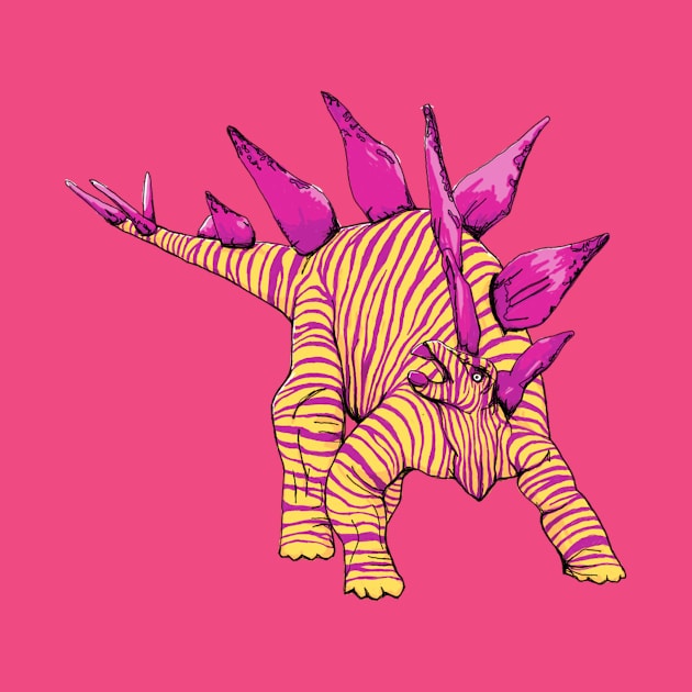 Stegosaurus Zebra by TylerHasbrouck