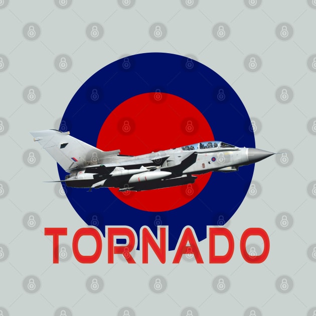 RAF Tornado in RAF Roundel in Grey by AJ techDesigns