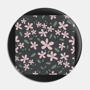 DITSY FLORALS IN GRAY BACKGROUND Pin