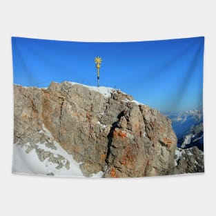 Zugspitze Summit Germany Tapestry