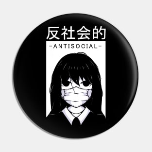 Antisocial corona anime cool style Pin