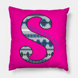 Shirley Blue Devils School Spirit T Pillow