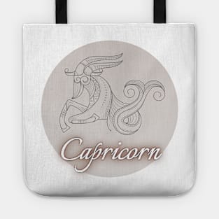 Spherical Zodiac Capricorn Tote