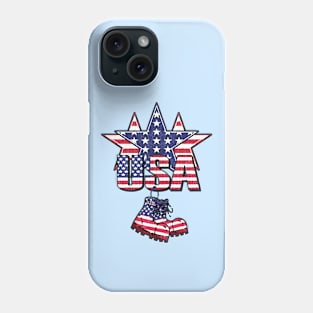 God bless America the land of the free Phone Case