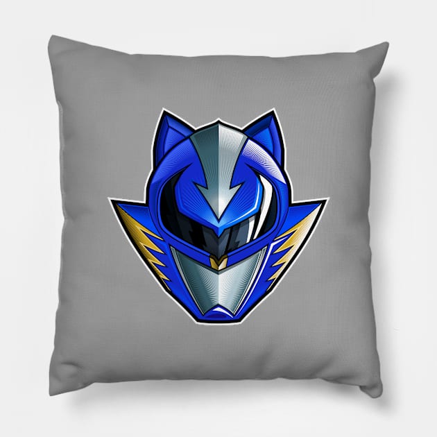 The Beast Geo Alvarez Illustrations Pillow by TheImmortalRedFox