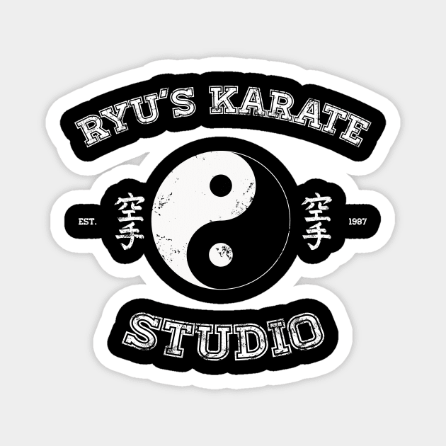 Ryu's Karate Studio Magnet by tombst0ne