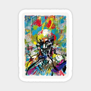 Art - Abstract Expressive Painting Magnet