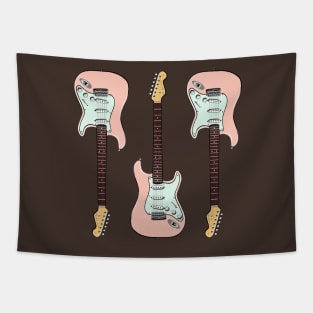 Triple Shell Pink Stratocaster Tapestry