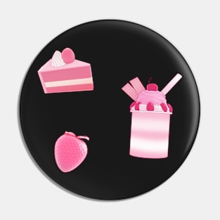 Strawberry Desserts Pin