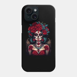 Catrina de Rosas Phone Case