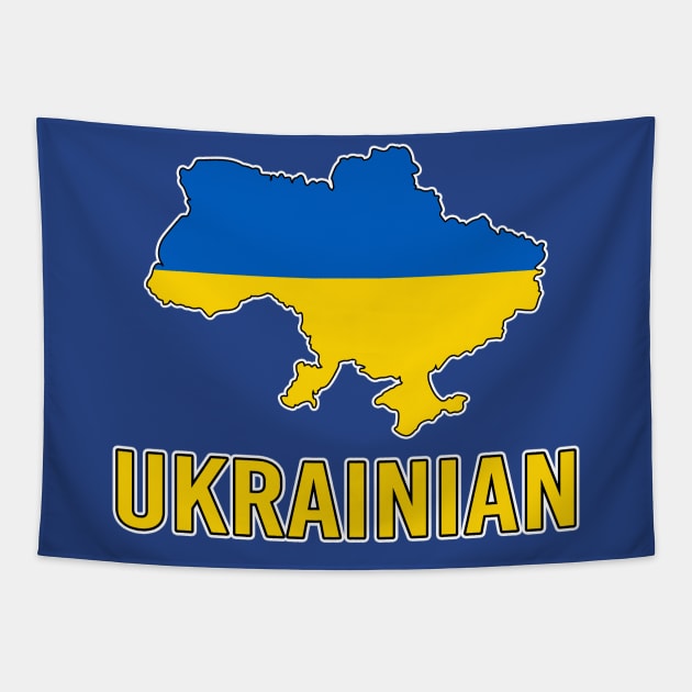 Proud Ukrainian Support Ukraine Tapestry by Scar