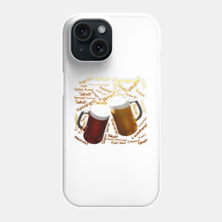 "Cheers" in different languages Phone Case